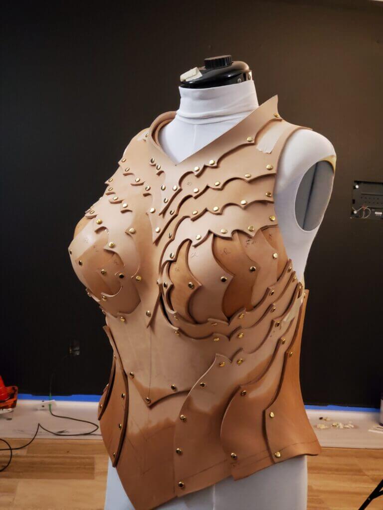 Imperial Knight Armored Corset Pattern | Women's Leather Armor
