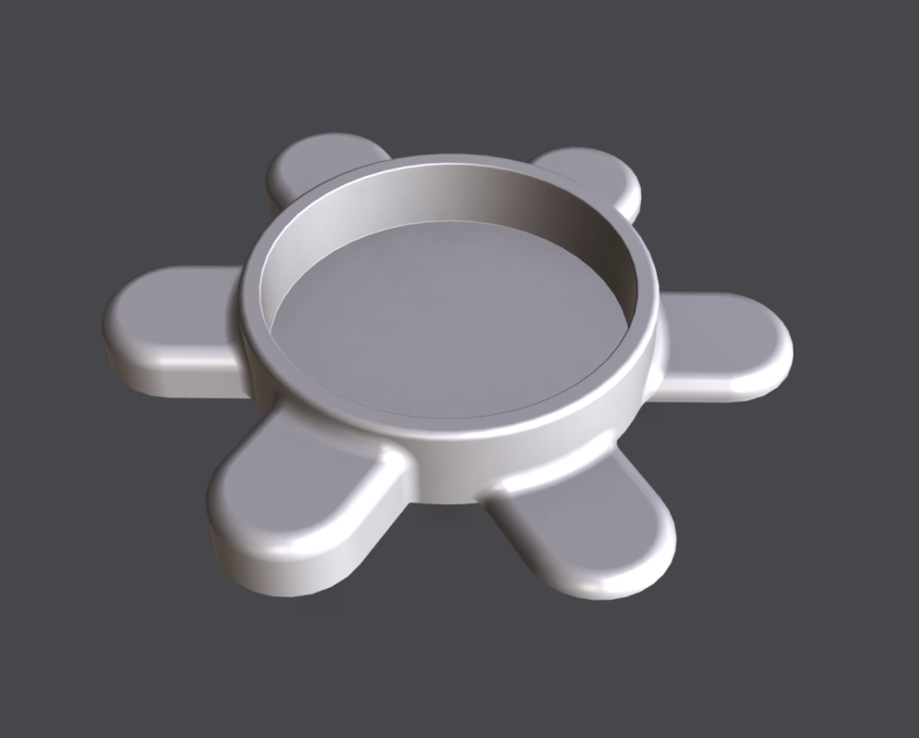 3D Printed Round Magnet Laser Hold Down (STL File)