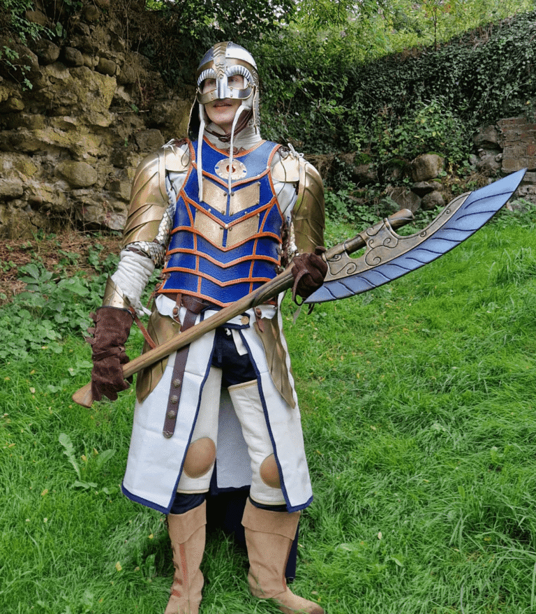Prince Armory Academy student leather armor project