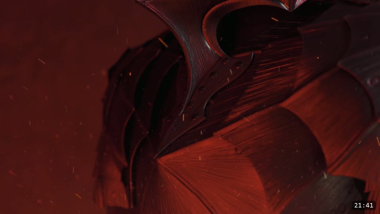 Finishing the Leather Berserk Armor: The Breastplate and Tassets Build Guide 16 the finished black Berserk breastplate, fluted and dyed, lit red with drifting embers